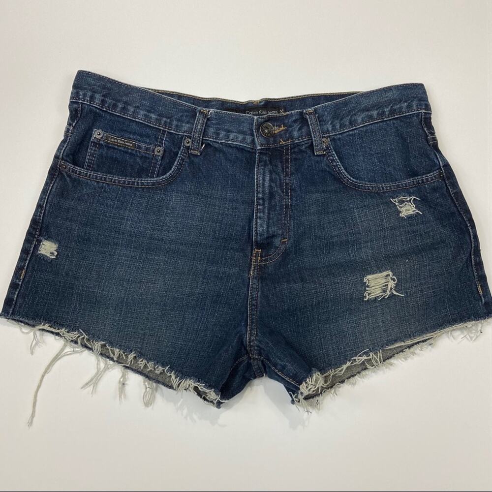 Calvin Klein | Custom Distressed Cut Off Shorts